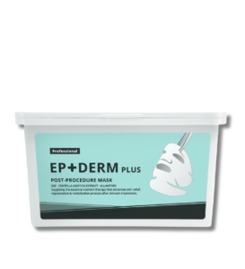 RIBESKIN EP+DERM post procedure mask to be used for calming irritated skin after skincare treatments