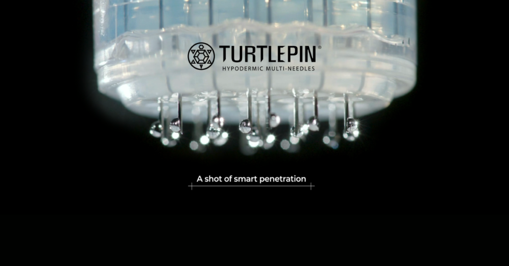 turtlepin multi needle technology's microneedling device