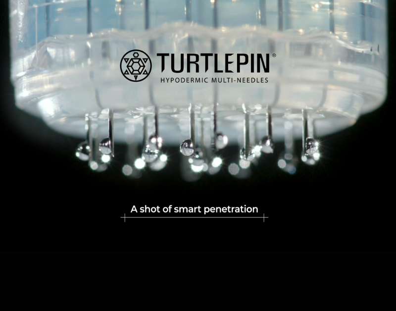 turtlepin multi needle technology's microneedling device