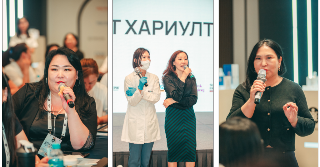 Aestheticians at the RIBESKIN seminar in Mongolia share their experience of using RIBESKIN products for beauty and skincare treatments