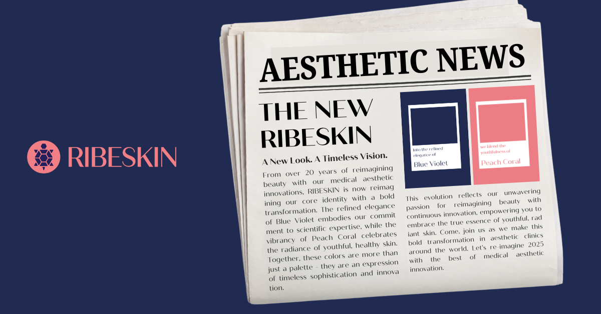 RIBESKIN rebrands with fresh new brand colors