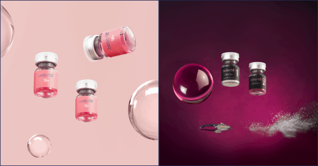 RIBESKIN betterfill 56+ skin booster & betterfillEXO56+ exosome treatment for medical aesthetic clinics