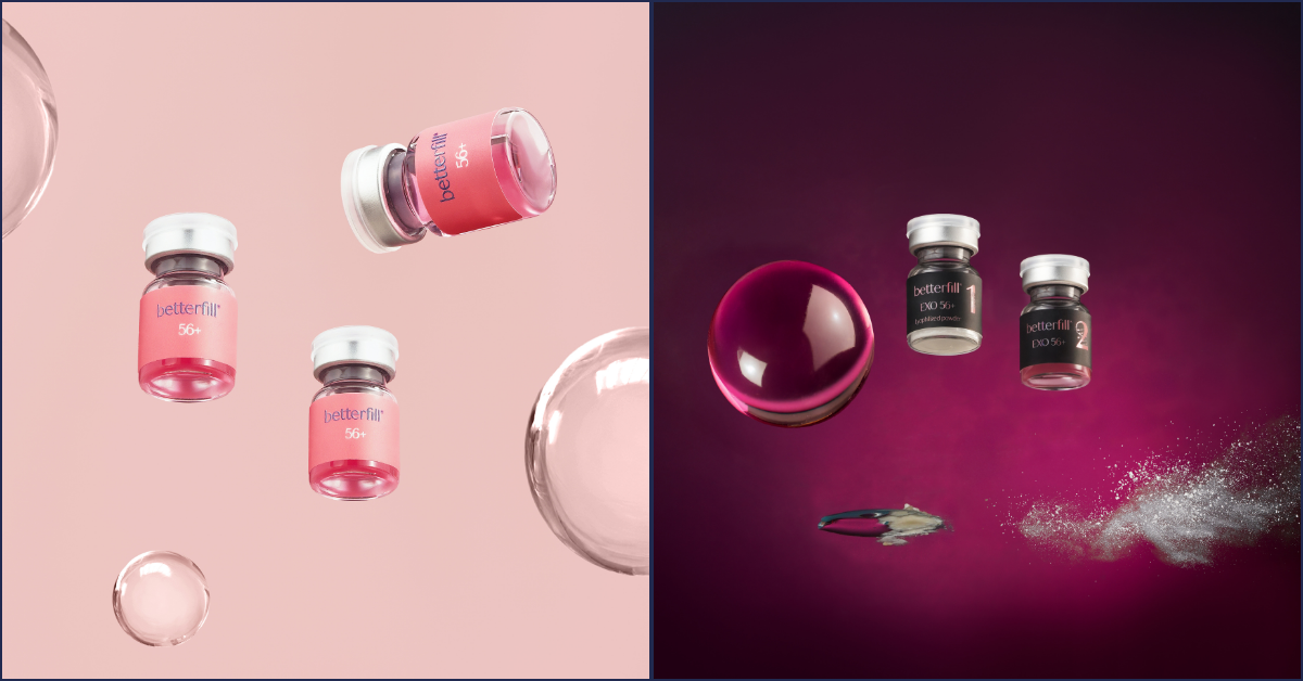 RIBESKIN betterfill 56+ skin booster & betterfillEXO56+ exosome treatment for medical aesthetic clinics