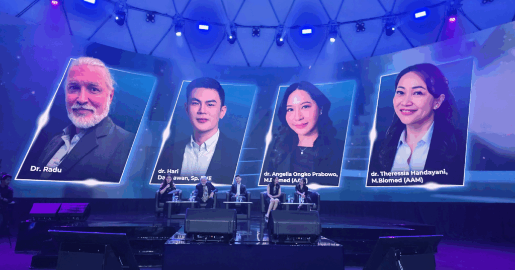 RIBESKIN GWANG PEEL spicule based acne treatment lecture by Dr Radu, Dr Hari Darmawan, Dr Theressia Handayani, Dr Angelia OP at PYFAESTHETIC SUMMIT 2025 in Jakarta, Indonesia