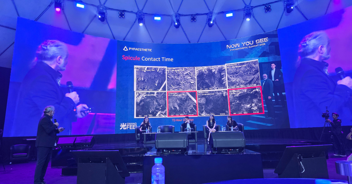 RIBESKIN GWANG PEEL lecture by Dr Radu Pitulea at PYFAESTHETIC SUMMIT 2025 in Jakarta, Indonesia